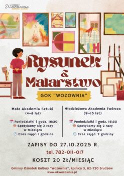 Rysunek i malarstwo w GOK „Wozownia