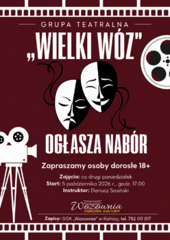 Nabór do grupy teatralnej „Wielki Wóz”